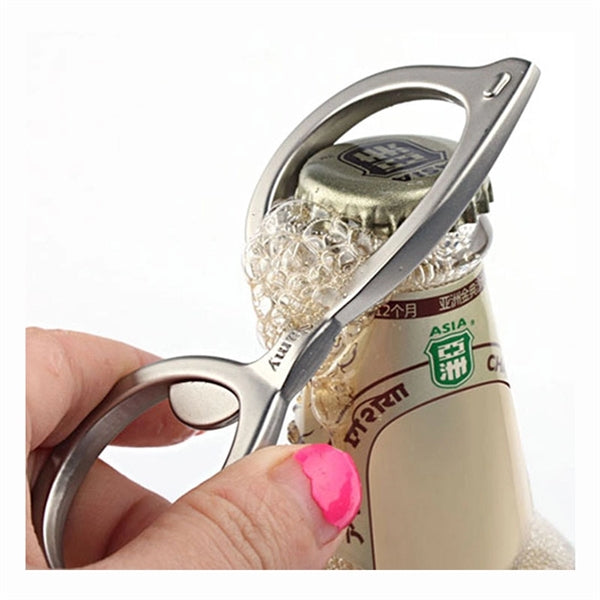Glasses Shaped Metal Bottle Opener
