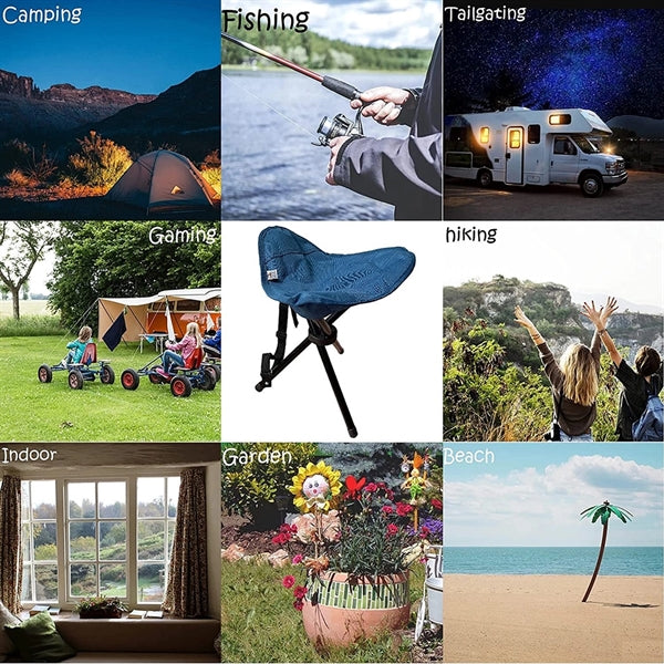 Folding Tripod Camping Stool