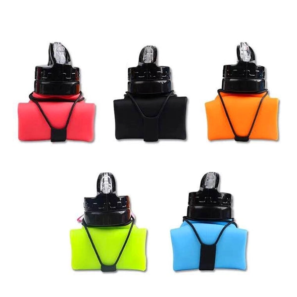Collapsible Silicone Squeeze Foldable Sports Water Bottle