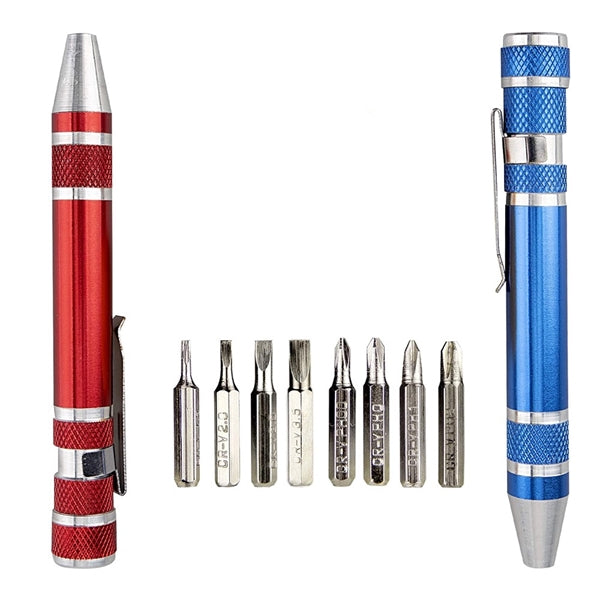Pen Screwdriver Multitool Handy Tool 8 in 1