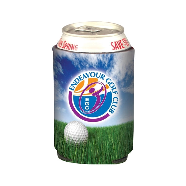Full Color Foldable Foam Can Cooler, 12 oz.