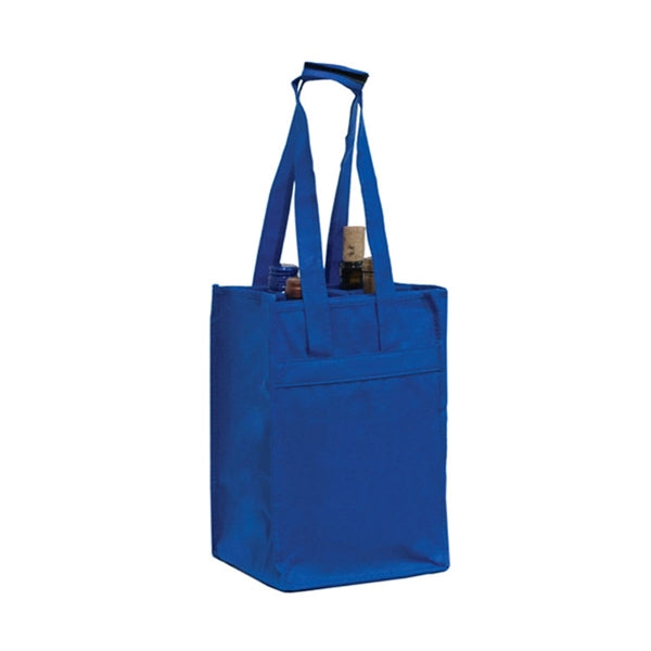Canvas Bottle Totes with Divider