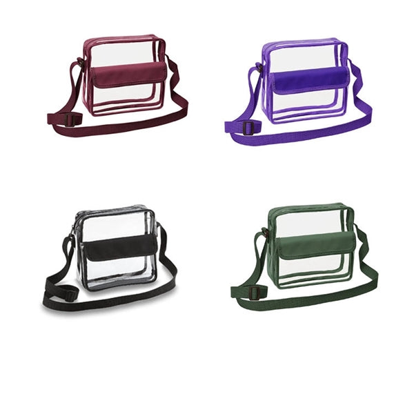 PVC Clear Crossbody Purse Bag