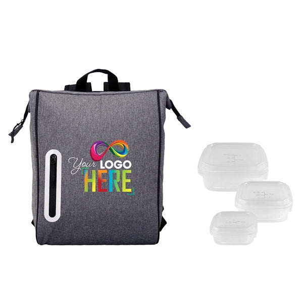 Portion Control Oval Lunch Cooler