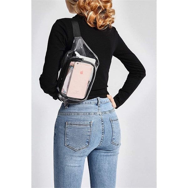 Transparent PVC waist bag
