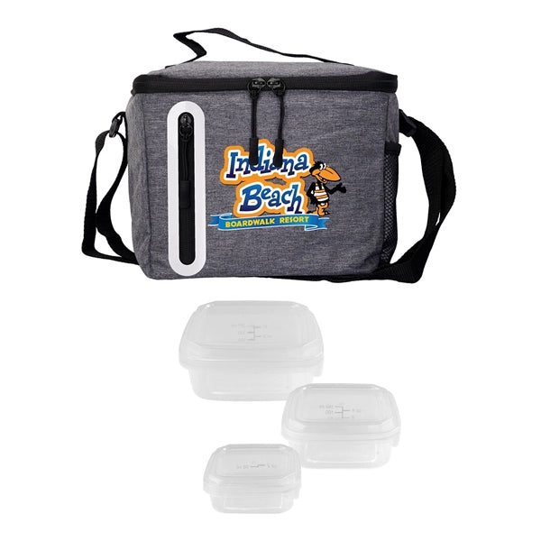 Portion Control Oval Cooler Lunch Set