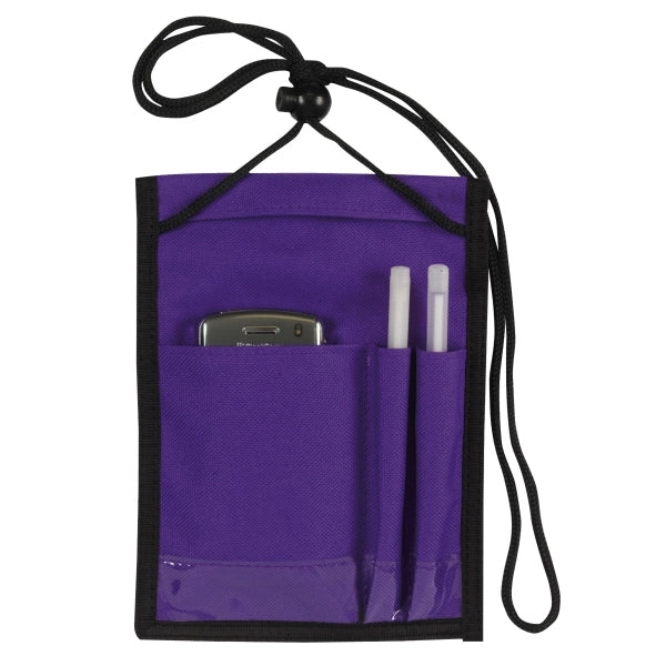 Multi Pocket Badge Holder/Passport Pouch
