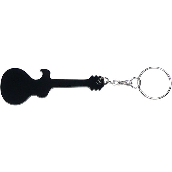 Guitar shape bottle opener keychain