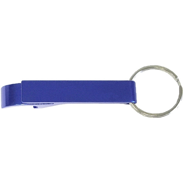 Deluxe aluminum can and bottle opener
