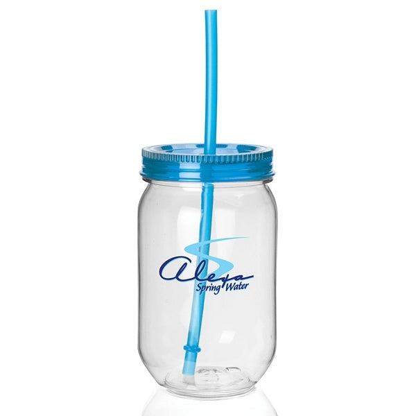 Fiesta Mason Jar Tumbler - 22 Oz.