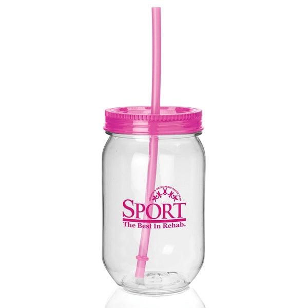 Fiesta Mason Jar Tumbler - 22 Oz.
