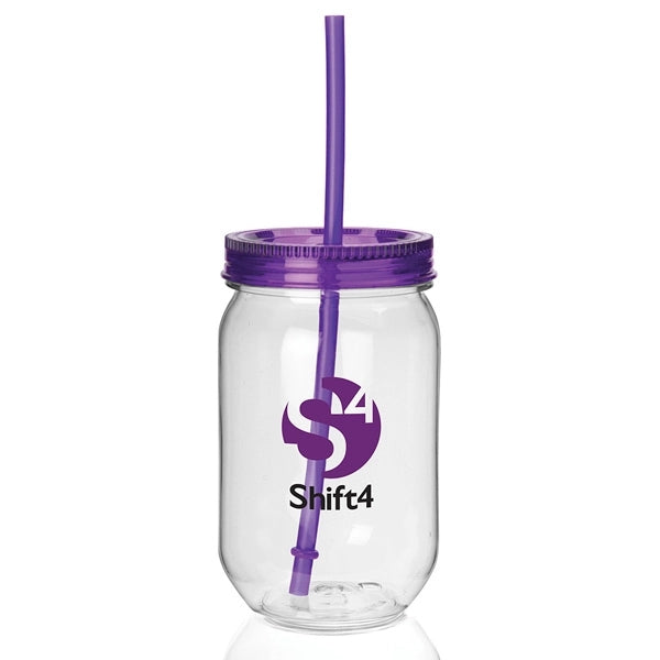 Fiesta Mason Jar Tumbler - 22 Oz.