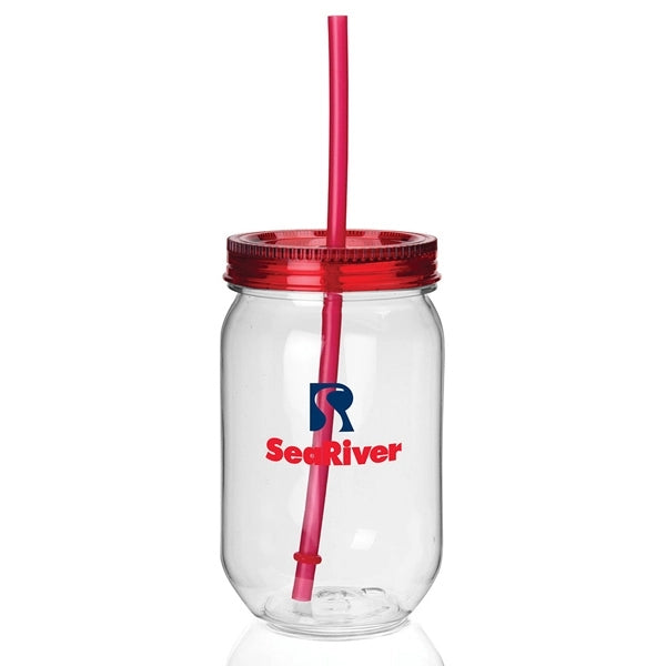 Fiesta Mason Jar Tumbler - 22 Oz.