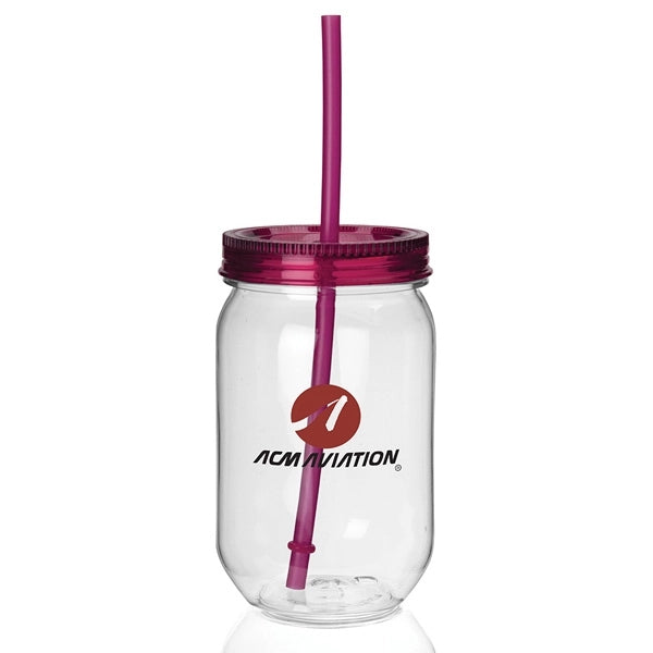 Fiesta Mason Jar Tumbler - 22 Oz.