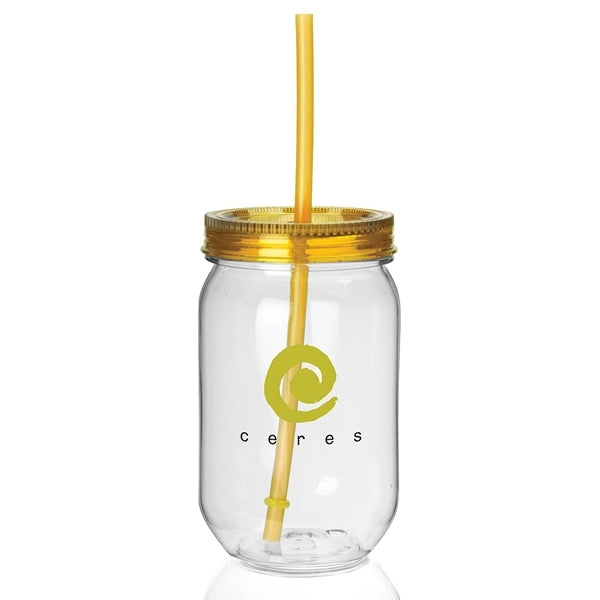 Fiesta Mason Jar Tumbler - 22 Oz.