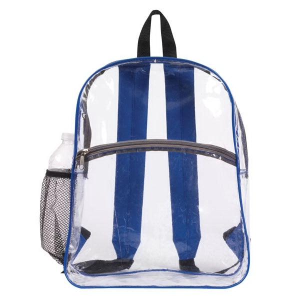 New & Improved Clear Zipper Backpack