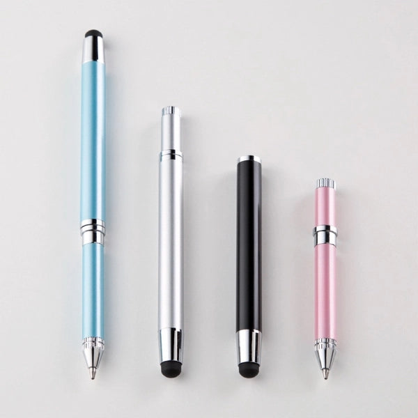 Metal Extending Ballpoint Stylus Pen