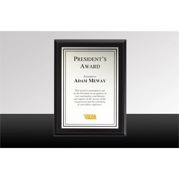 Wood Panel/Metal Plate Companion Wall Award