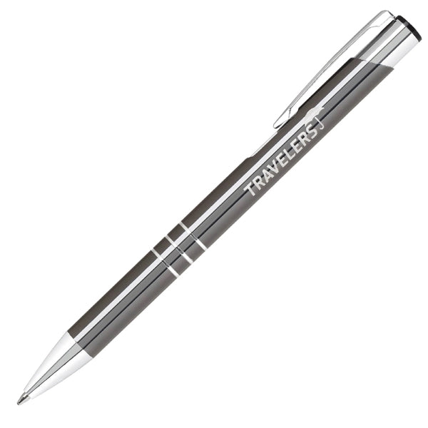 Push action aluminum pen