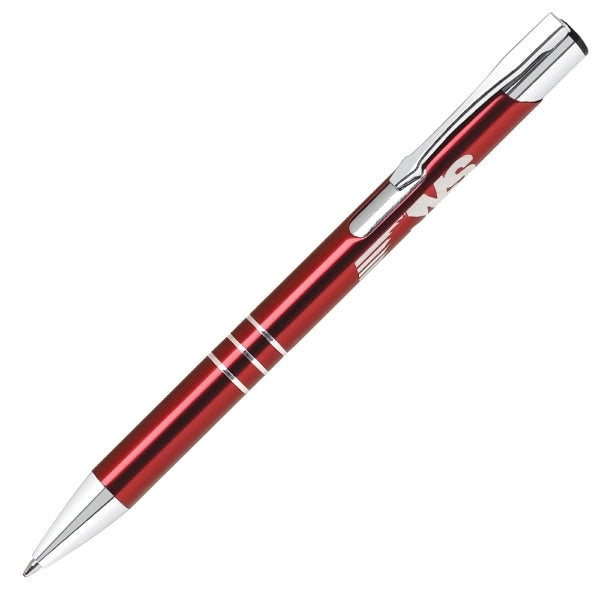 Push action aluminum pen