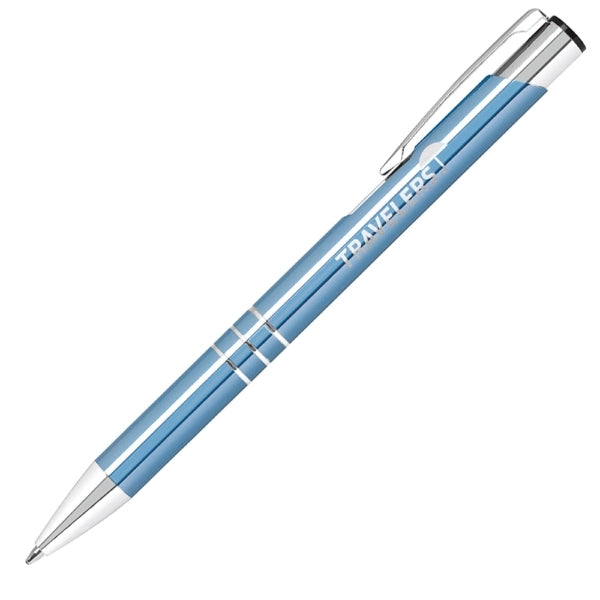 Push action aluminum pen