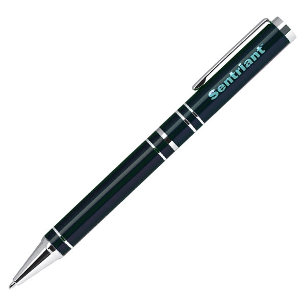 Twist action aluminum pen