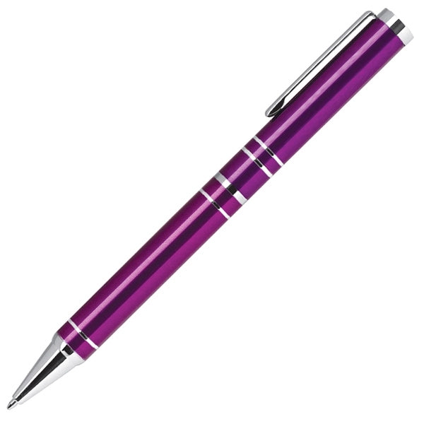 Twist action aluminum pen