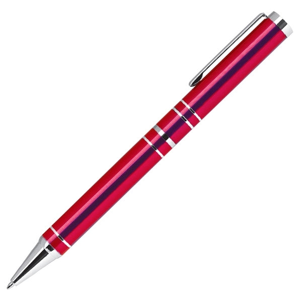 Twist action aluminum pen