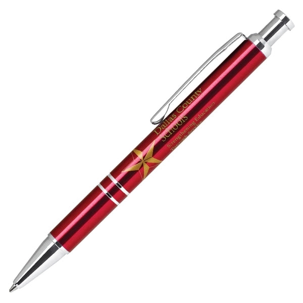 Click action aluminum pen