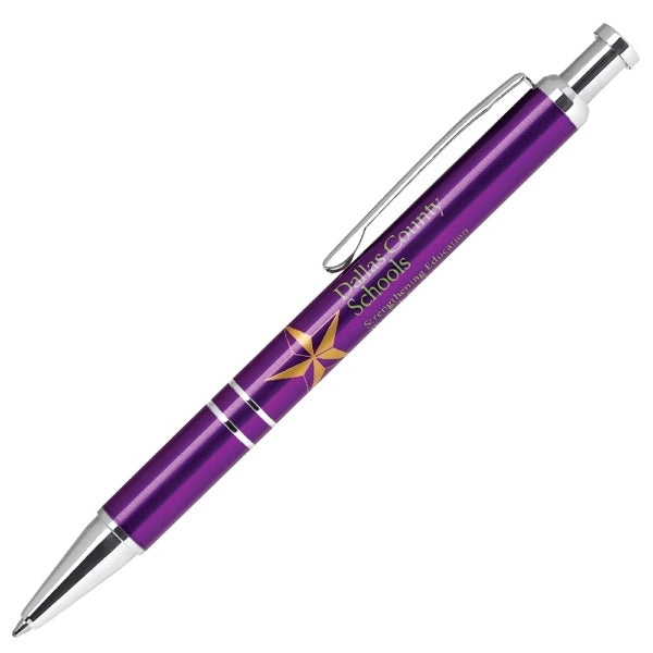 Click action aluminum pen