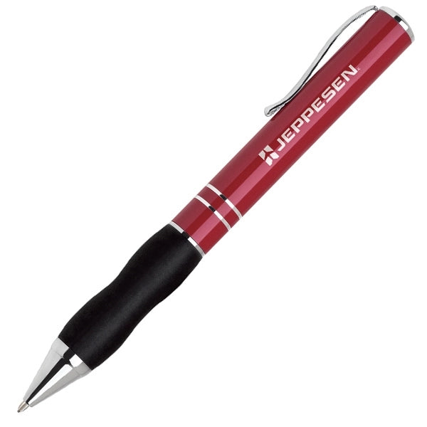 Aluminum twist action ballpoint pen