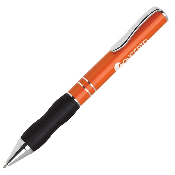Aluminum twist action ballpoint pen