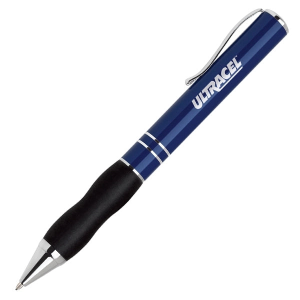 Aluminum twist action ballpoint pen