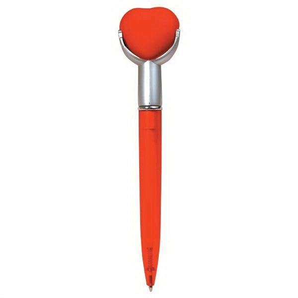 Heart Shaped Stress Ball Pen