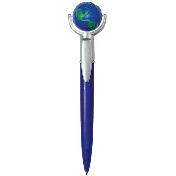 Globe Stress Ball Pen