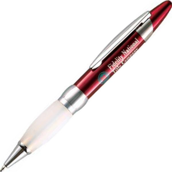 Leo Twist Action Pens with Frosted Rubber Grip