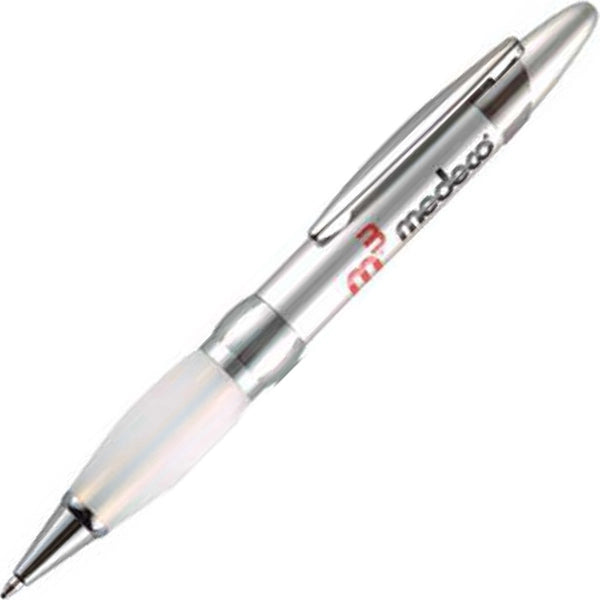 Leo Twist Action Pens with Frosted Rubber Grip
