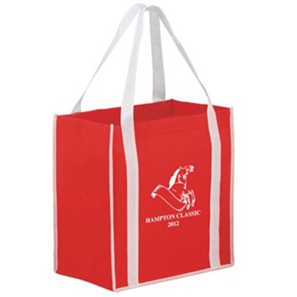 Two-Tone Non-Woven Tote Bag - Screen Print