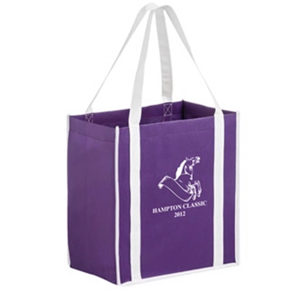 Two-Tone Non-Woven Tote Bag - Screen Print