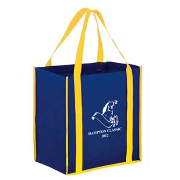 Two-Tone Non-Woven Tote Bag - Screen Print