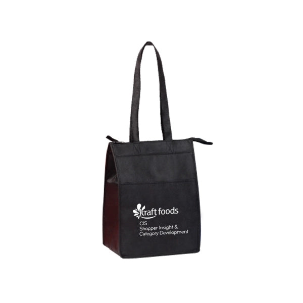 Non-Woven Insulated Zippered Lunch Tote