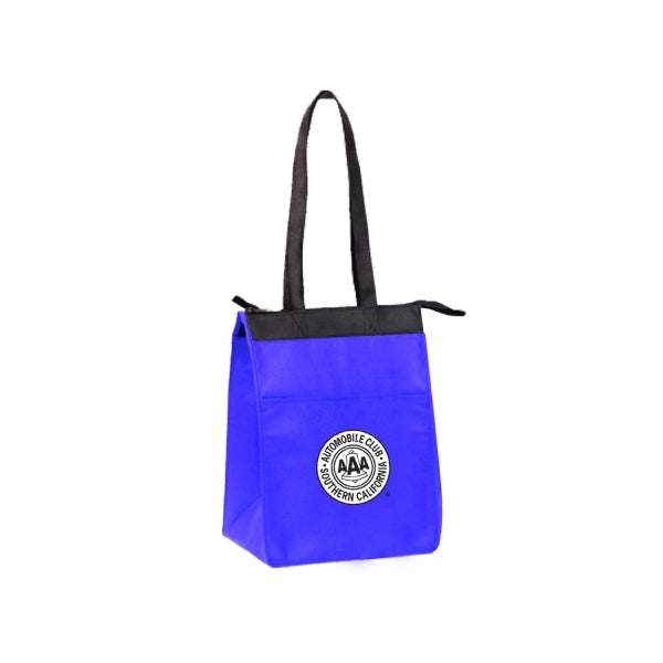 Non-Woven Insulated Zippered Lunch Tote
