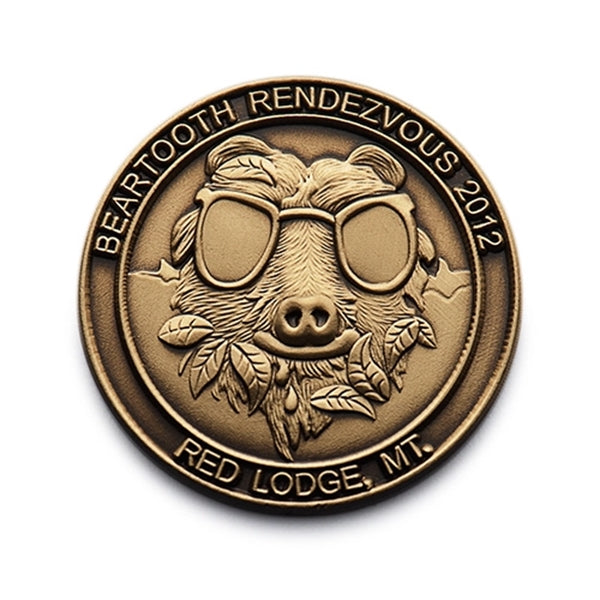 1" Die Struck Custom shaped Lapel Pins