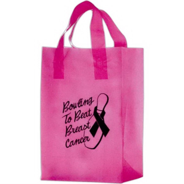 Breast Cancer Awareness Pink Frosted Soft Loop - Flexo Ink
