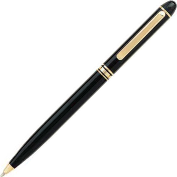 Zeeman-I Luxury Ballpoint Pen with Gold Accents