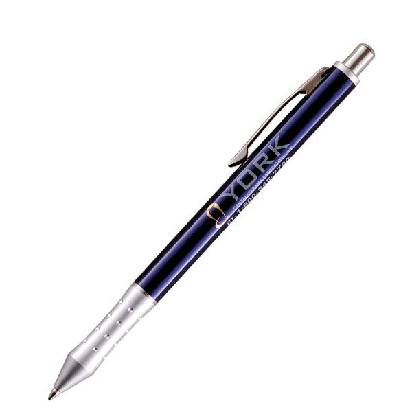 TURNER Solid Brass Push Action BALLPOINT Pen W/ Chrome Tip