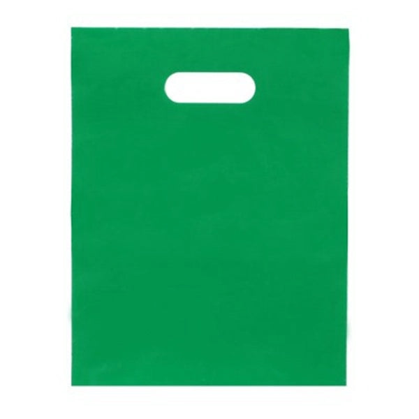 Colored Die Cut Merchandise Bag (9" x 12")