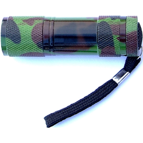 Aluminum 9 LED flashlight with Batteries