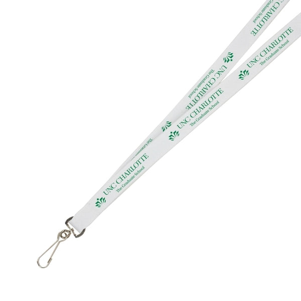 3/4" Import Air Ship Supersoft Polyester Silkscreen Lanyard