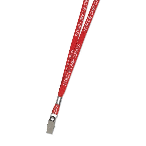 3/8" Overseas Silkscreen Lanyard